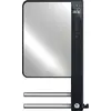 Image de Sèche-serviettes soufflant Illico 3 avec barres et avec miroir, Gris foncé, 1800 W, Compact - THERMOR - 491374