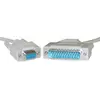 Image de Cable Null Modem (Laplink) 1x DB9 Femelle & 1x DB25 Male #DEFAULT