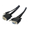 Image de CUC Exertis Connect 137212 câble vidéo et adaptateur 3 m VGA (D-Sub) + 3,5 mm Noir - Neuf