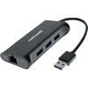 Image de Adaptateur réseau USB 3.0 Gigabit avec hub 3 ports USB 3.0 (310723)