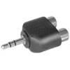 Image de EXC 720140 changeur de genre de câble 3.5-mm Jack 2 x RCA Noir - Neuf