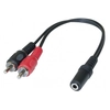 Image de Hypertec 721121-HY câble audio 3,5mm 2 x RCA Noir - Neuf