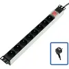 Image de Lanview POWER STRIP 19" - 8 WAY - FULL ALUMINIUM WITH ON/OFF S (TUPS031)