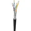 Image de Câble/Cordon réseau RJ45 Catégorie 6 FTP (F/UTP) Droit 1m (Noir) #DEFAULT