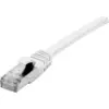 Image de Câble patch S/FTP, PiMF, Cat.6A (abaissé), blanc, 10,0 m Câble patch compatible 10 Gigabit avec câble brutCat.7 brut et protection anti-plis particulièrement étroite (858646)
