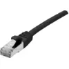 Image de Câble patch S/FTP, PiMF, Cat.6A (abaissé), noir, 10,0 m Câble patch compatible 10 Gigabit avec câble brutCat.7 brut et protection anti-plis particulièrement étroite (858654)
