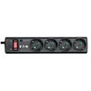 Image de EATON Protection Strip 4 DIN 4-fach Steckdosenleiste mit Überspannungsschutz schwarz