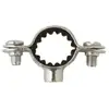 Image de Colliers De Plomberie Simples Standards Acier Zingué Embase M7 X 150 Cs Ø40 - Boite De 50