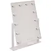 Image de 5Five   Miroir blanc éclairé   35 x 7 x 43 cm   Miroir décoratif, idéal pour la salle de bain