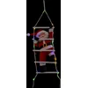 Image de Père Noël sur une échelle, éclairage LED