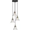 Image de Lampe de table industrielle Alak, quatre points, Ø 18 cm