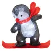 Image de Décoration LED d'hiver, pingouin, 30,3 cm