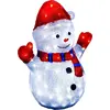 Image de Bonhomme de neige décoratif de Noël à LED, 48 cm