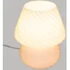 Image de Lampe de table en forme de champignon CARA, verre, Ø 15 cm