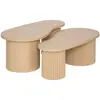 Image de Set de tables basses SOLEYA forme organique, 2 pièces