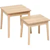 Image de Lot de 2 tables pliantes Abana en bois clair - 5 five simply smart