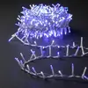 Image de Chaîne de Noël pour l'extérieur, bleue, blanc froid, 500 LED