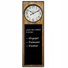 Image de Pendule murale - L 36,5 x P 6,5 x H 114,5 cm - Mémo - Bois