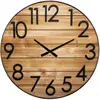Image de Horloge murale en bois Abby, sapin, Ø 70 cm
