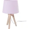 Image de Atmosphera | Lampes de chevet - Lampes de table - 31 cm - Rose - Design minimaliste - Idéal pour les chambres d'enfants