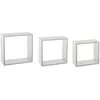 Image de 5five Simply Smart - 3 Grandes Étagères Murales Fixy Cube Blanc - 5five
