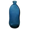 Image de Vase Dame Jeanne En Verre Recyclé De Couleur Bleu Tempête, Hauteur 35 Cm   Création D'Intérieur Atmosphera