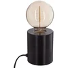 Image de Lampe De Table Noire 10,5x9cm E27 (ampoule Non Inclus)