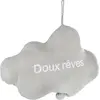 Image de Jouet suspendu pour enfants CLOUD, avec musique, 30 cm, gris