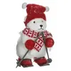 Image de Décoration Ours Polaire - L 28 Cm X L 25 Cm X H 40 Cm - Ski - Livraison Gratuite