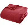 Image de Plaid Flanelle Rouge 180x230cm Atmosphera Créateur D'Intérieur