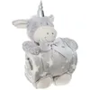 Image de Plaid Peluche Licorne 75x100cm Atmosphera Créateur D'Intérieur