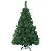 Image de Arbre de Noël artificiel avec pommes de pin, 210 cm