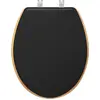 Image de 5five Simply Smart Siège de WC Modern Color, siège de toilette, HDF, plastique, gris carbone, 174669B