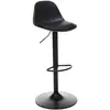 Image de Tabouret de bar « Aiko » noir, réglable - Atmosphera Interior Designer