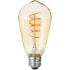 Image de Ampoule décorative LED orange à économie d'énergie ST64 4W