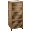 Image de 5five Simply Smart - Meuble De Rangement Roulant 3 Tiroirs En Bambou - Five
