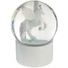Image de Atmosphera - Boule À Neige Licorne Gris D10cm Créateur D'Intérieur