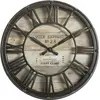 Image de Horloge murale en MDF vintage marron 21 cm