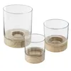 Image de Atmosphera - Set De 3 Photophores Eté Verre D10 13 16cm Créateur D'Intérieur