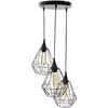 Image de Suspension En Métal Noir Kaore, Lampe À Suspension Suspendue De 25 Cm De Diamètre   Atmosphera Créateur D'Intérieur