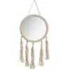Image de Atmosphera - Miroir Rond Été En Corde - L 31 X H 52 Cm - Beige - Livraison Gratuite