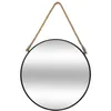 Image de Atmosphera - Miroir Corde Métal Noir D38cm Créateur D'Intérieur