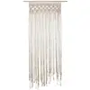 Image de Tenda En Fil De Macramé Beige Ivoire 90x200 Cm Atmosphera Créateur D'Intérieur