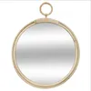 Image de Atmosphera   Miroir Mural En Rotin Rond 38 Cm   Cadre En Rotin Beige   Installation Facile Avec Anse De 9 Cm   Agrandit Visuellement L'Espace