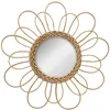 Image de Atmosphera - Miroir Fleur Rotin D38cm Créateur D'Intérieur
