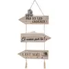 Image de Les Tendances - Cadre De Refuge En Bois De 50 Cm Avec Décoration Lumineuse Féerique Et Thème De Noël, Idéal Pour Accrocher Et Offrir Comme Cadeau