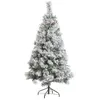 Image de Sapin de Noël artificiel aux branches enneigées, 150 cm