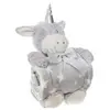 Image de Peluche Licorne et son 1 plaid imprimé étoile
