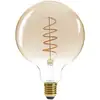 Image de Atmosphera - Ampoule Led Avec Filament Torsade E27 - Ambre - D 12,5 X H 17,5 Cm - Livraison Gratuite