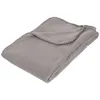 Image de Plaid Polaire Gris Souris 125x150cm - Atmosphera Créateur D'Intérieur